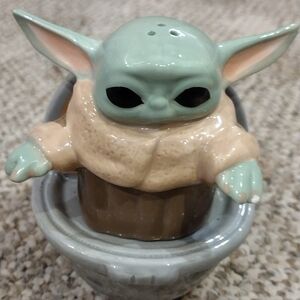 Baby Yoda Ceramic Salt And Pepper Shakers